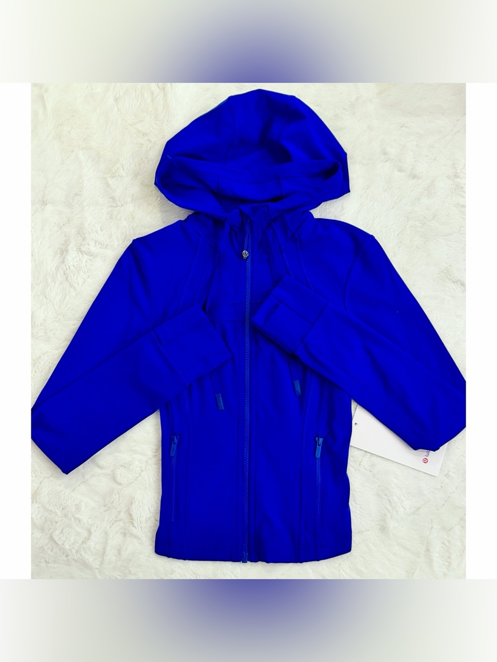 LULULEMON CROPPED DEFINE JACKET HOODED DEEP SEA BLUE SIZE 4 NWT